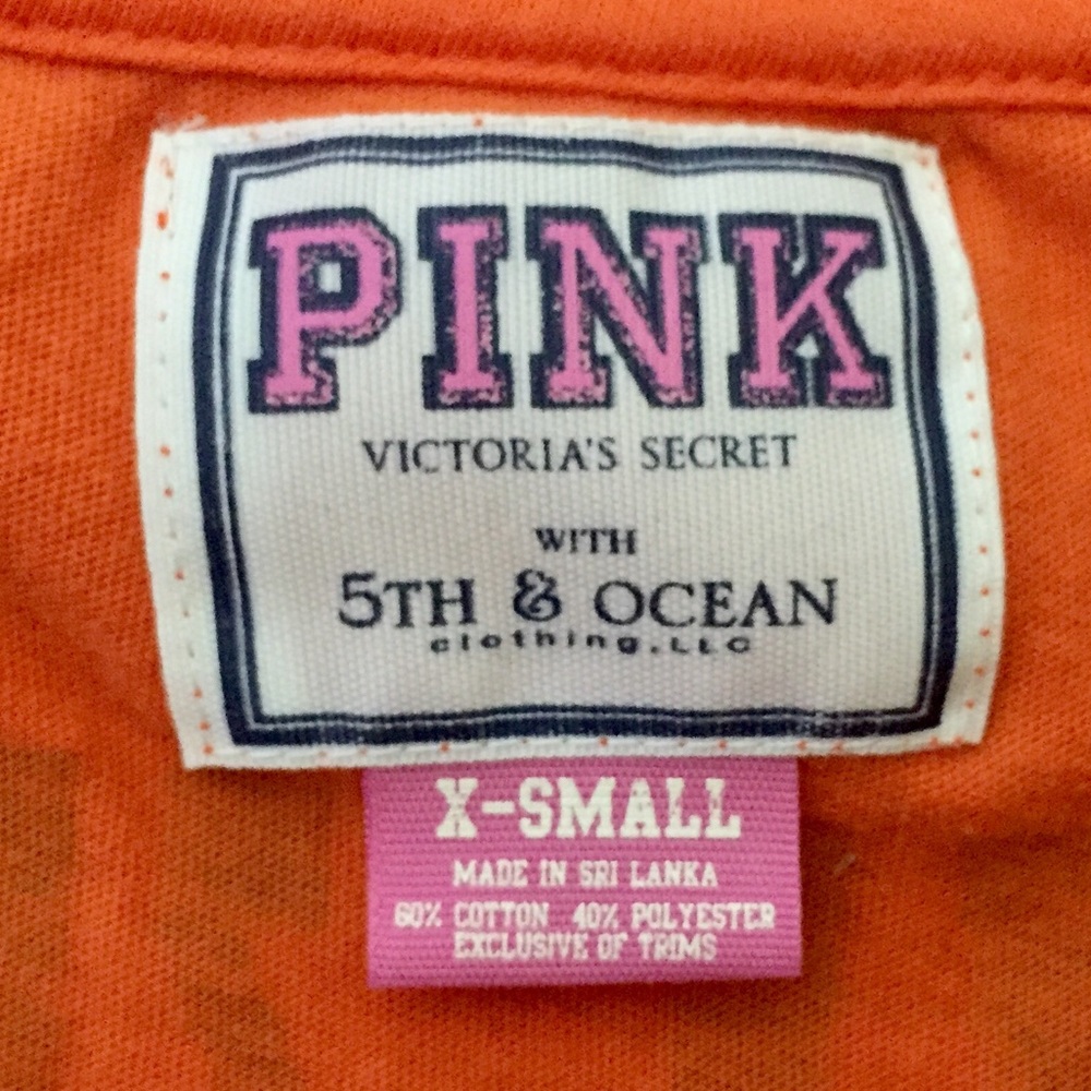 NWOT Pink VS Gators Orange/Blue T-Shirt, Size XS - Picture 2 of 5